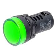 Лампа светодиодная  AD16-22HS зеленая